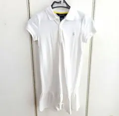 Ralph Lauren ポロシャツ ワンピース ホワイト120〜130cm
