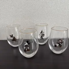 Francfranc ディズニー　レトロ風　グラス