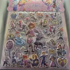 【大容量】ぷくぷく　お得　ボンボンドロップシール　ズートピア　セット