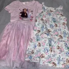 ⁑ H&M アナと雪の女王 ワンピース 2点セット
