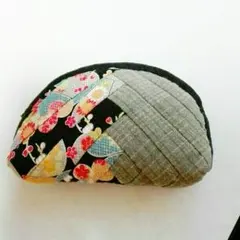 手作り　パッチワーク　ポーチ
