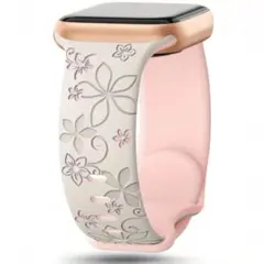 アップルウォッチ バンド シリコン ミルキー ピンク 38/40/41mm ♪