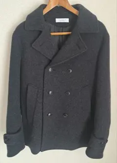 BEAUTY&YOUTH UNITE ARROWSダークグレーピーコートMメンズ