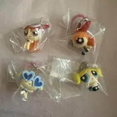 パワーパフガールズ　めじるしアクセサリー　4個セット　ガチャ