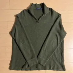 Polo Ralph Lauren ハーフジップセーター オリーブグリーン