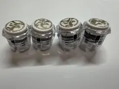 GamerFinger 24mm はめ込み式 クリアボディ・白 銀軸 新品未使用のサムネイル