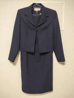 受験スーツ（ジャケット×ワンピース）紺　9号