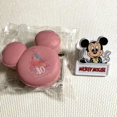 ディズニー　ランド 40周年 マカロンケース ミッキー　クリップ
