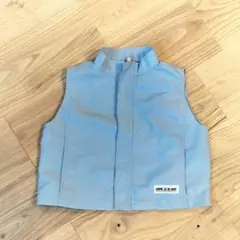 COMME CA ISM 水色 ベビーベスト 80cm