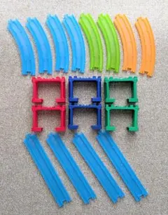 プラレール博限定カラー レール　 多色 直線・カーブ・橋脚