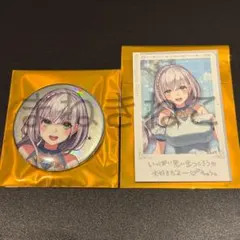 白銀ノエル　ホロライブGrand Reception 缶バッジ　チェキ