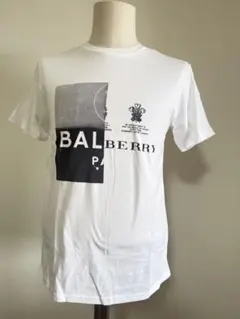 BLACKSCORE ユニセックスパロディプリント Tシャツ ホワイトSサイズのサムネイル