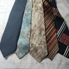 シルクのネクタイ まとめ売り( 中古品)