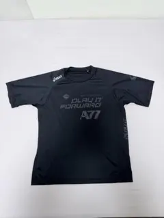 asics A77 Tシャツ ブラック　Oサイズのサムネイル