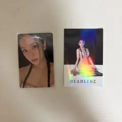 blackpink ジス deadline トレカ - メルカリ