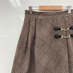 【Human 2nd Occasion】グレンチェックフロッキーｐｔスカート　М