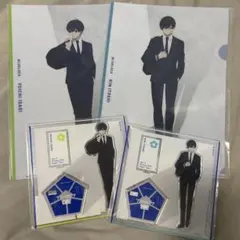 ブルーロック　ベースヤード　アクリルスタンド　クリアファイル　糸師凛　潔世一