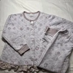 après les coursアプレレクール110花柄キルティングパジャマ