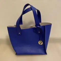 FURLA ハンドバッグ ブルー