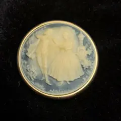 vintage 2way カメオデザイン ブローチ