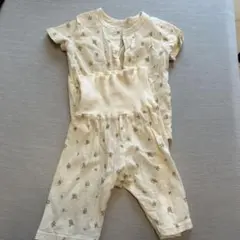 tete a tete 花柄ベビーパジャマ サイズ80