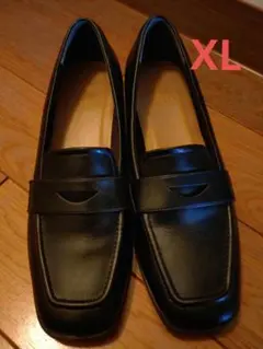 ABC-Mart ブラックレザー風ローファー　XL
