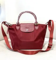 新品タグ付 ロンシャン ル プリアージュ ネオ S レッド 2WAY YKK仕様のサムネイル