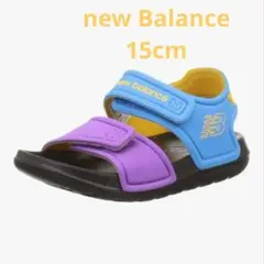New Balance キッズ サンダル パープルブルー　15cm