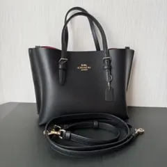 COACH モリー 2WAY ショルダーバッグ ハンドバッグ 黒