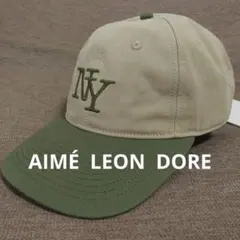 エメレオンドレ スーベニア ヤンキース キャップ NY カーキ