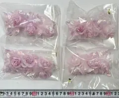 手芸飾りパーツ　コサージュ　4点