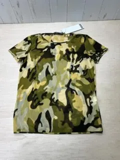 新品タグ付き Krizia poi カモフラ柄 シースルー 半袖カットソー 2
