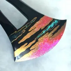 本鼈甲 簪 かんざし 金蒔絵 在銘 和装 着物 髪飾り アンティーク G7