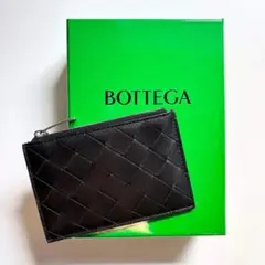 【BOTTEGA VENETA】イントレチャート ファスナーカードケース