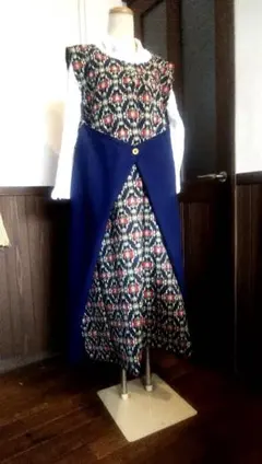 着物リメイク　2wayワンピース