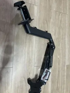 ブラック モニターアーム クランプ式