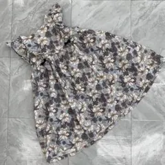 Petits Pois Vert BeBe ワンピース 花柄 フリル 130cm