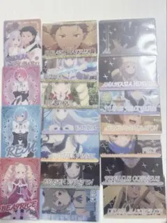 週末値下げ中！ リゼロ コレクターズカード まとめ売り　38枚