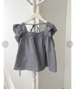 jumelle ジュメロ　ガーリーギンガムトップスのサムネイル