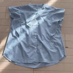 【新品】any fam ノースリーブストライプブラウスのサムネイル