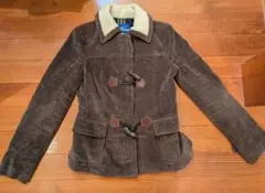 バーバリーブルーレーベル　コーデュロイ ダッフルコート風ジャケット