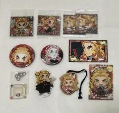 鬼滅の刃 煉獄杏寿郎 缶バッジ アクスタ アクキー まとめ売り