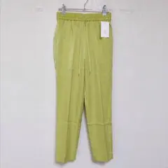 未使用 ユナイテッドアローズ 洗える サテン ドロスト イージー パンツ 新品