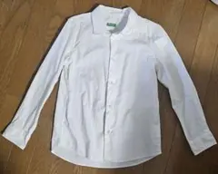 United Colors of Benetton ホワイト長袖シャツ ベネトン