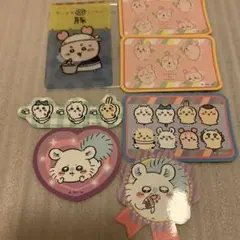 ちいかわラーメン豚　ノベルティ　古本屋　とダイカットステッカーセットとおまけ付き