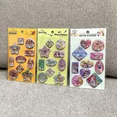 ディズニー　ウォーターシール　ライオンキング　ピーターパン　ディズニープリンセス