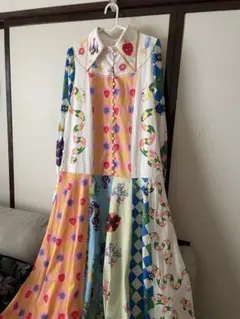 魔術師風長袖シャツワンピース