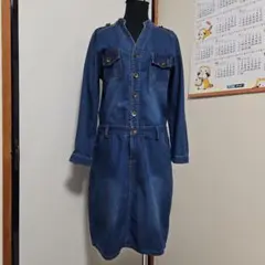デニム　 シャツ　ワンピース