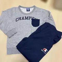 Champion パジャマセット グレー/ネイビー