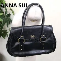 ANNA SUI Y2K archive バタフライ ミニボストンバッグ 黒 ANNA SUI Y2K archive バタフライ ミニボストンバッグ 黒 - メルカリ